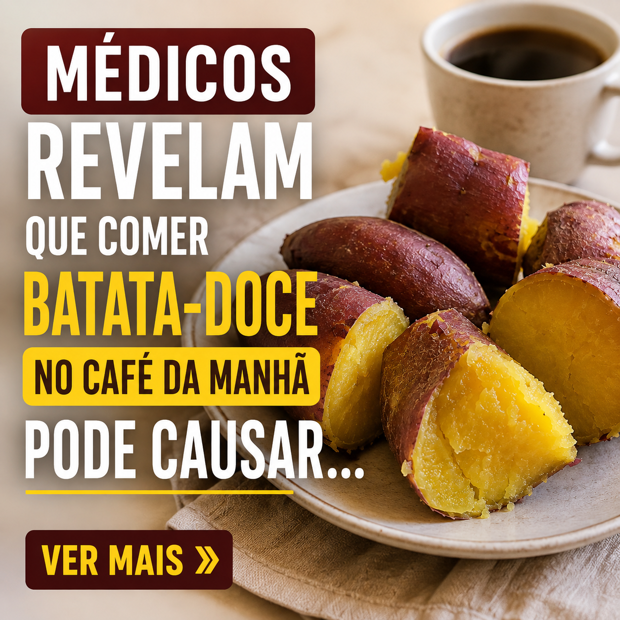 Comer Batata-Doce no Café da Manhã