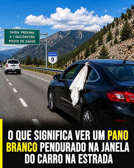 Pano branco na janela do carro na estrada: o que significa?