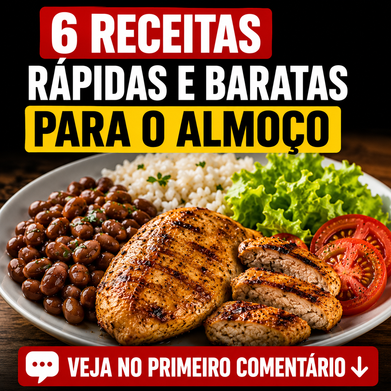 6 Receitas Rápidas e Baratas